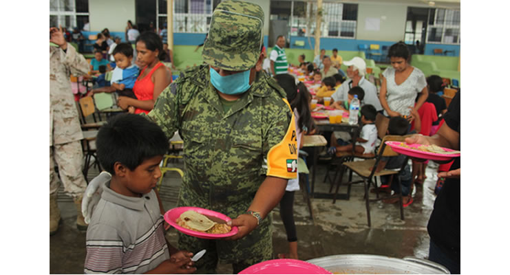 Soldado del Ejercito Mexicano en plan DN III