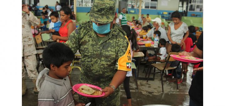 Soldado del Ejercito Mexicano en plan DN III